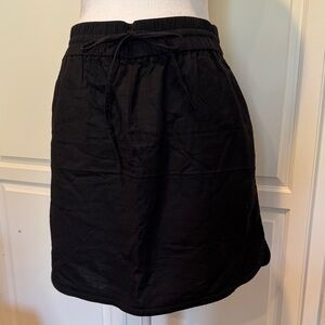 NWT Loft Black Women's Linen Skirt